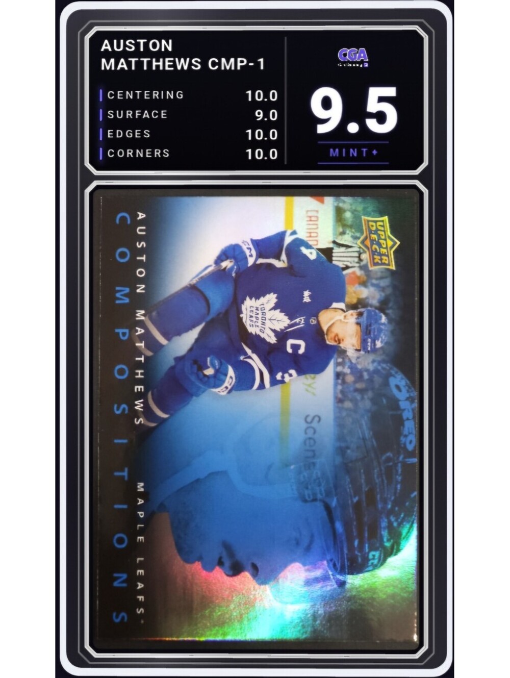 2025-26 Upper Deck Compositions #CMP-1 Auston Matthews - CGA 9.5 Digital Grade